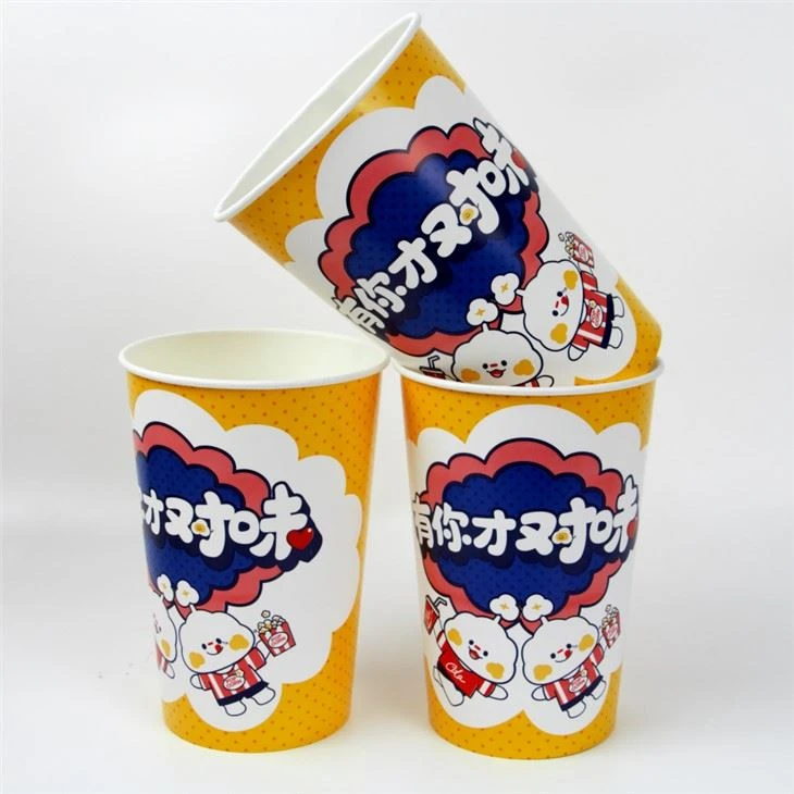 64oz Water Based Coating Paper Popcorn Buckets